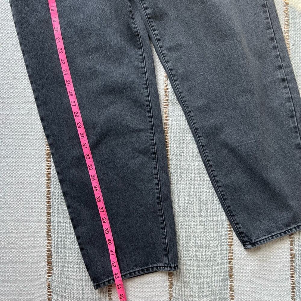 Good American 90’s Black238 High Rise Relaxed Jeans Women’s 6/ 28 - Picture 3 of 10